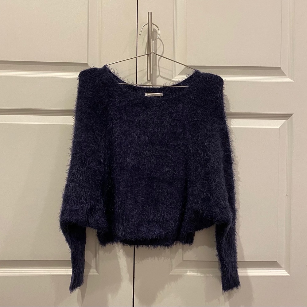 fuzziest batwing sweater
